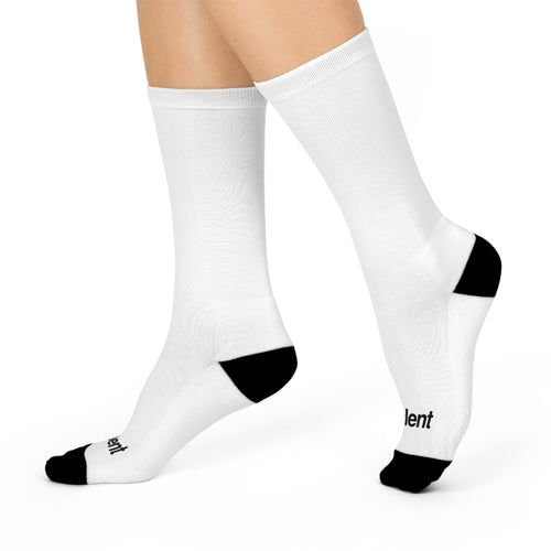 MoTalent Cushioned Crew Socks - Personalized Gift for Comfort Lovers, Funny Socks, Everyday Wear, Holiday Gift, Casual Style